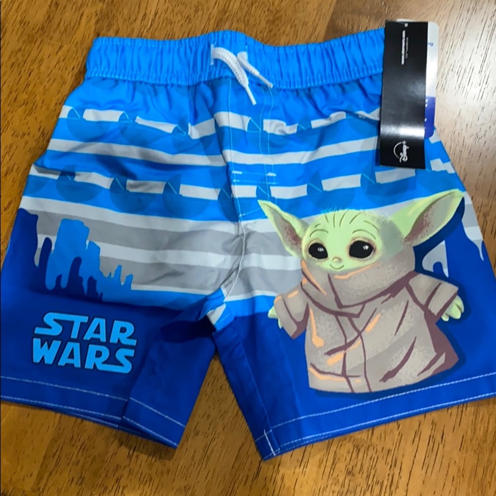 Star Wars swim trunks